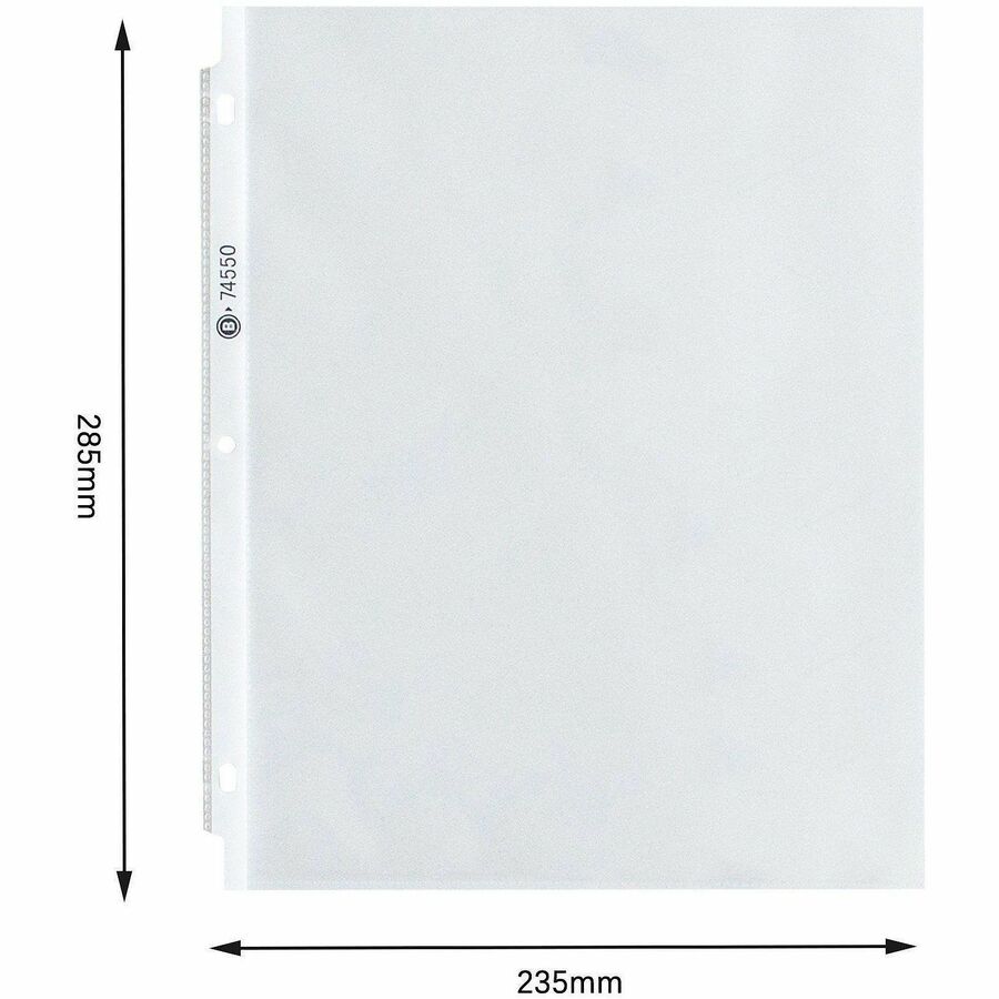 Image of Business Source Sheet Protectors,Top Load,3.2 mil,11"x8-1/2",100/BX,5/CT,CL