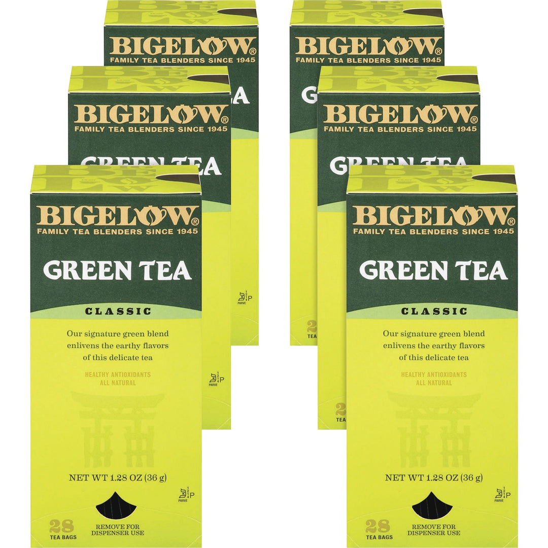 Image of Bigelow® Green Tea Bags, Foil Pouch, 168/CT, Apple Green