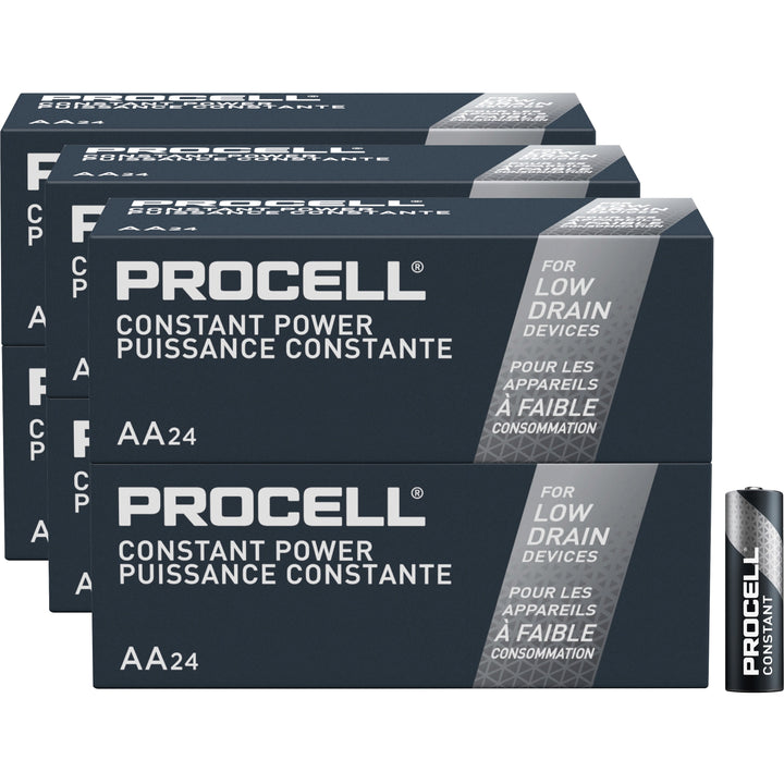 Image of Duracell® Batteries, Alkaline, AA, 24/BX, 6BX/CT, BK
