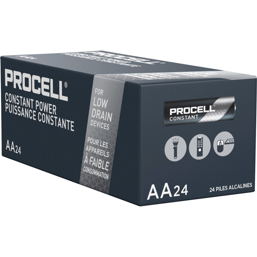 Image of Duracell® Batteries, Alkaline, AA, 24/BX, 6BX/CT, BK