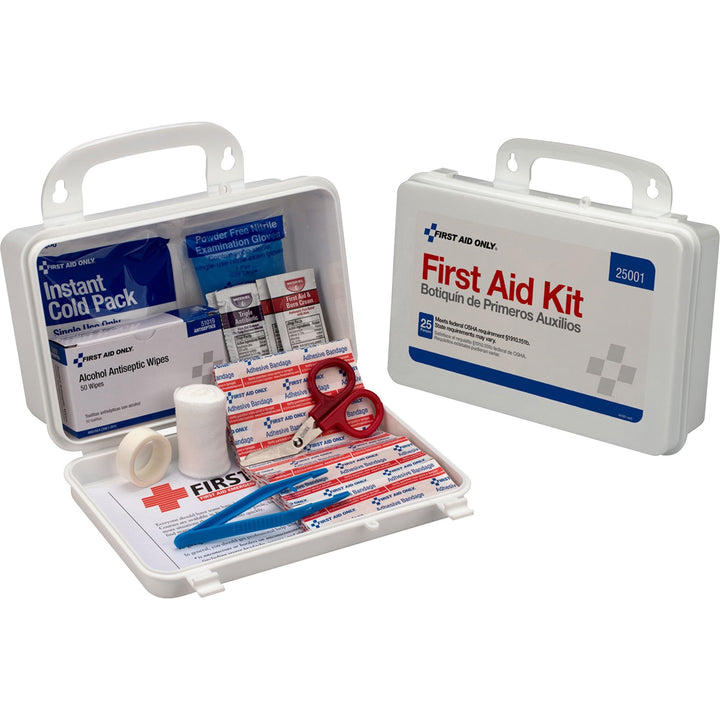 Image of PhysiciansCare 25001 25 Person First Aid Kit, 113 x Piece(s) For 25 x Individual(s), Plastic Case, 1 Each