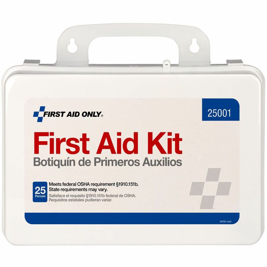 Image of PhysiciansCare 25001 25 Person First Aid Kit, 113 x Piece(s) For 25 x Individual(s), Plastic Case, 1 Each