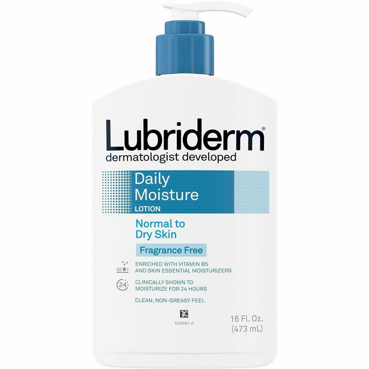 Image of Johnson & Johnson® Moisturizing Lotion, Lubriderm, Daily, 16oz., 12/CT, White