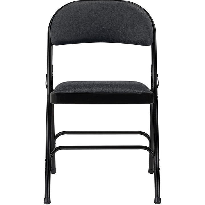 Image of Lorell Chairs,Folding,225 lb Cap,18-3/8"x19-1/4"x29-5/8",4/CT,Black