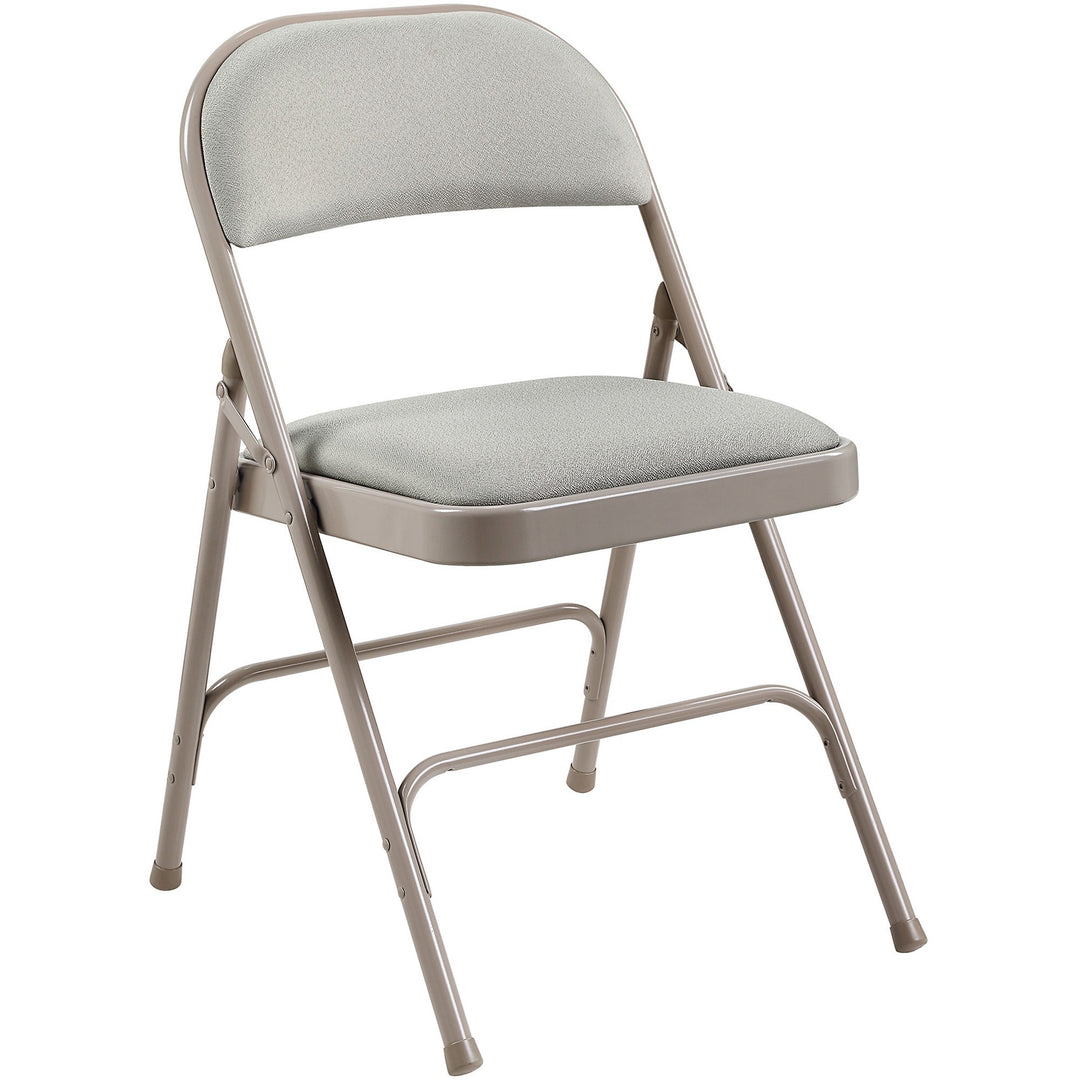 Image of Lorell Chairs,Folding,225 lb Cap,18-3/8"x19-1/4"x29-5/8",4/CT,Beige