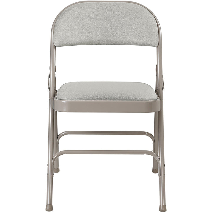 Image of Lorell Chairs,Folding,225 lb Cap,18-3/8"x19-1/4"x29-5/8",4/CT,Beige