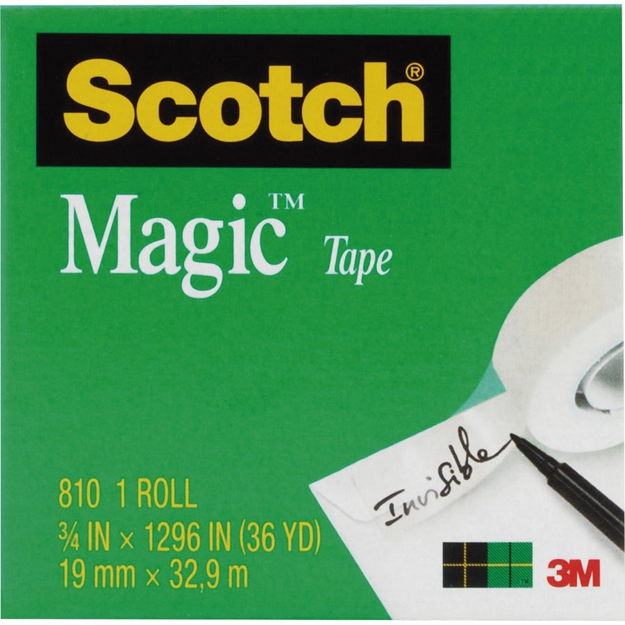 Image of Scotch® Magic Tape Refill, 1" Core, 0.75" x 36 yds, Clear, 12/Pack
