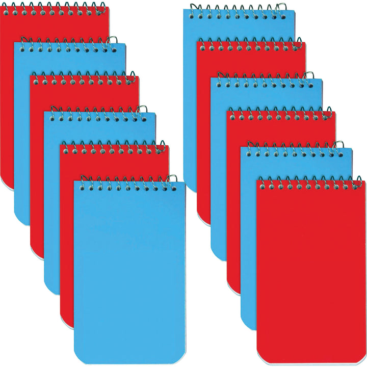 Image of Rediform® Memo Notebooks, Narrow Ruled,60 Shts, 3"x5", 12/BX, AST