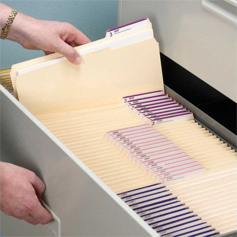 Image of Smead 10330CT File Folders with Single-Ply Tab