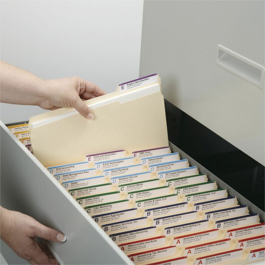 Image of Smead 10330CT File Folders with Single-Ply Tab