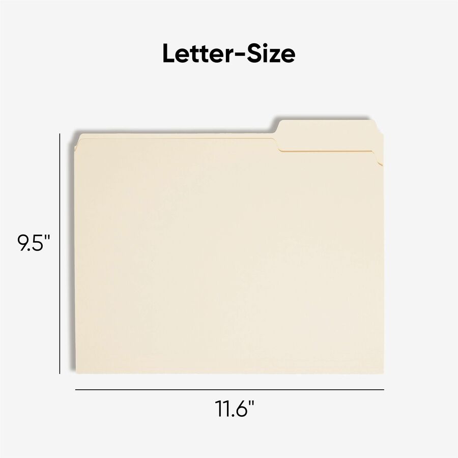 Image of Smead 10330CT File Folders with Single-Ply Tab