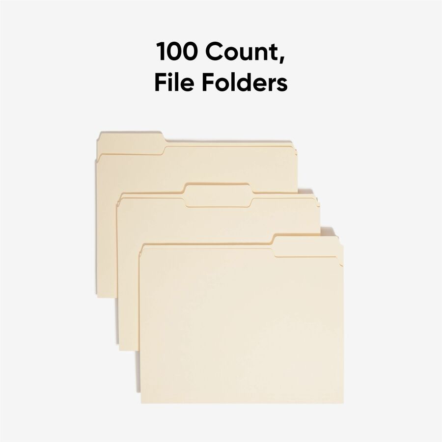 Image of Smead 10330CT File Folders with Single-Ply Tab
