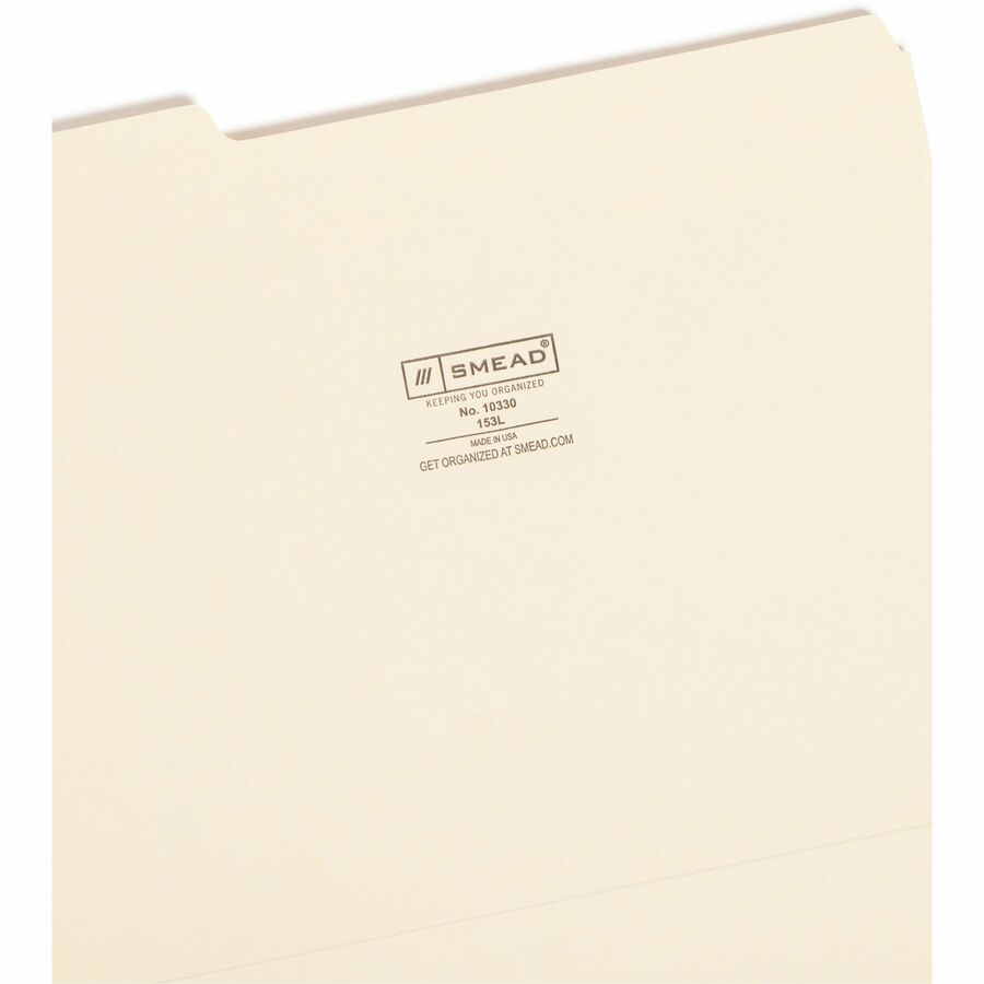 Image of Smead 10330CT File Folders with Single-Ply Tab