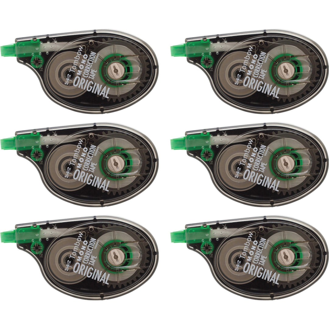 Image of Tombow® Correction Tape,Single Line,Nonrefillable,1/6"x394",6/BX,WE