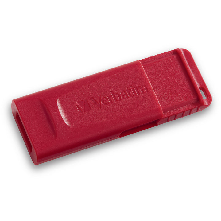 Image of Verbatim® USB Flash Drives,Retractable,Security Feature,16GB,4/CT,RD