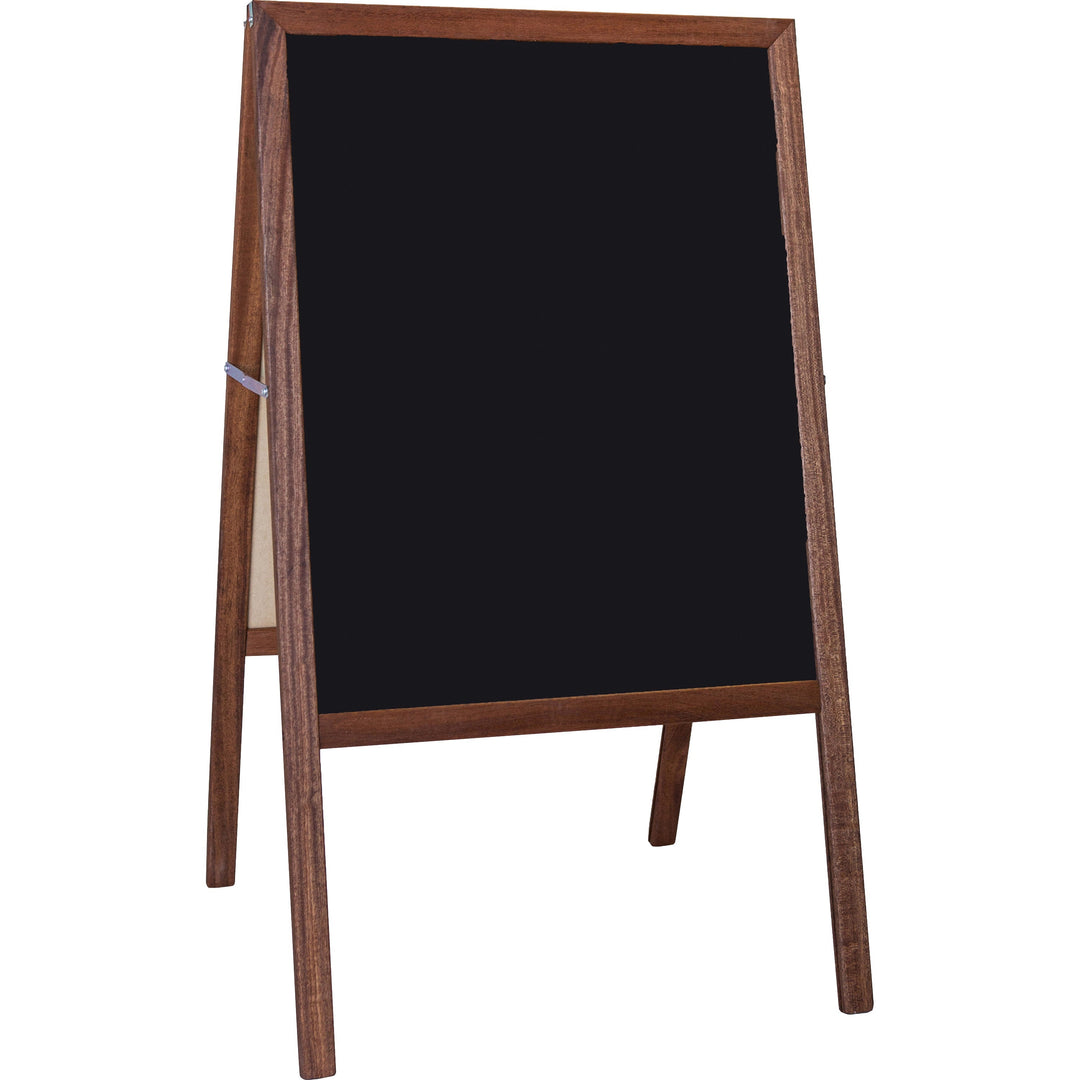 Image of Flipside Signage Easel, Dry-Erase/Chalkboard, 24"Wx42"H, Multi