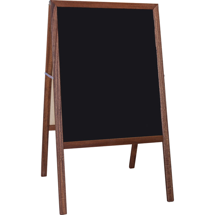 Image of Flipside Signage Easel, Dry-Erase/Chalkboard, 24"Wx42"H, Multi