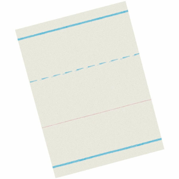 Image of Pacon® Newsprint w/Broken Midline,1-1/8"Rule,10-1/2"x8",500/RM,WE
