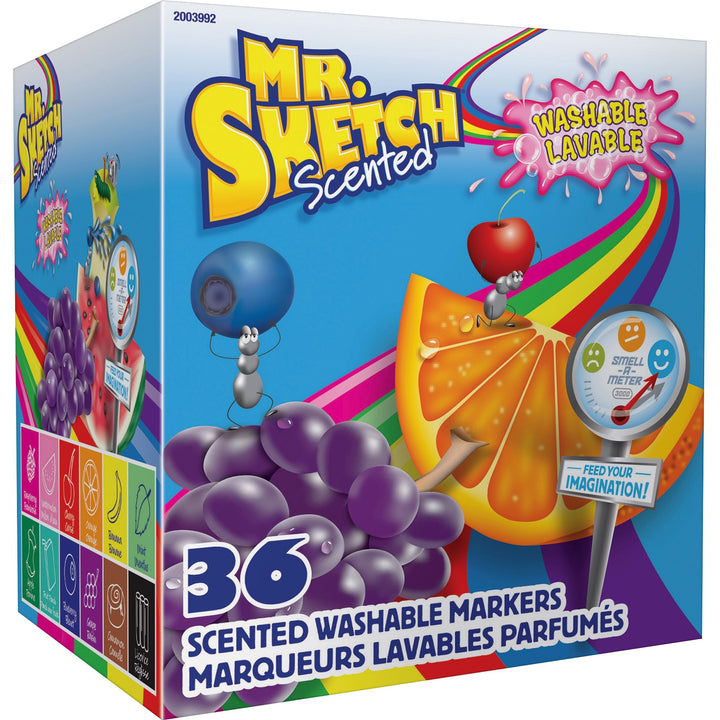 Image of Mr. Sketch 2003992 Scented Washable Markers, Washable, Assorted Ink, 36 / Set