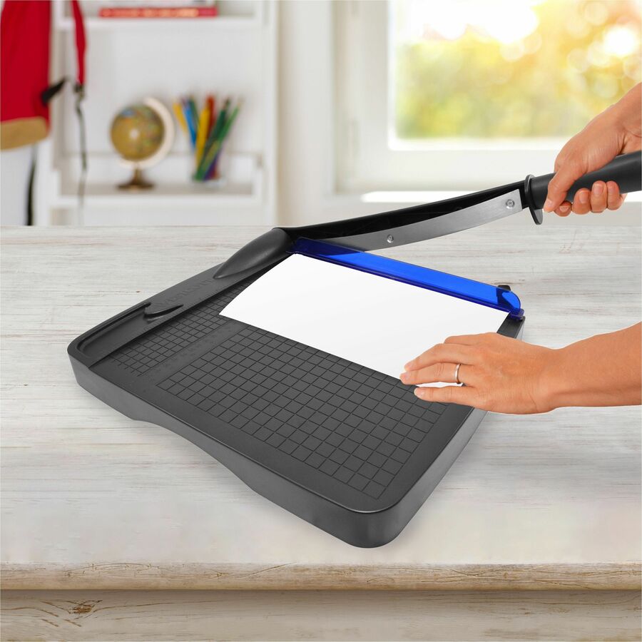 Image of Westcott® Multi-Purpose Guillotine Trimmer, 10 Sheets, 12" Cut Length, Plastic Base, 14.25 X 12