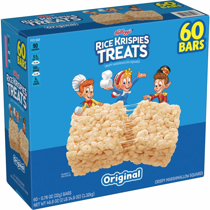 Image of Rice Krispies 17114 Original Rice Krispies Treats, Original, 60 / Carton