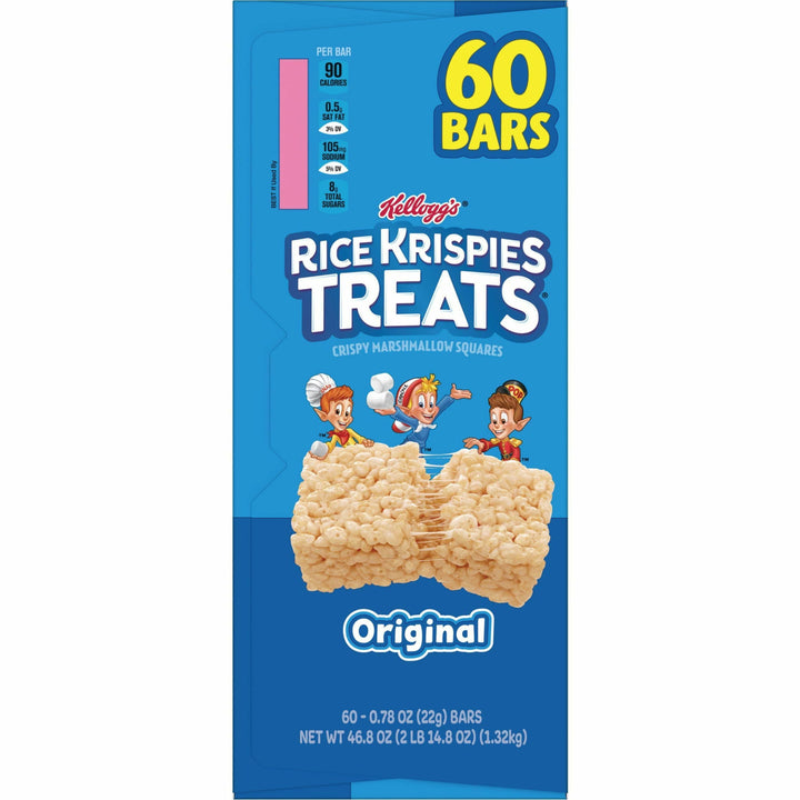 Image of Rice Krispies 17114 Original Rice Krispies Treats, Original, 60 / Carton