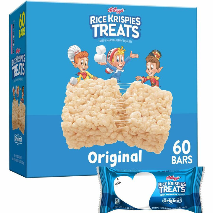 Image of Rice Krispies 17114 Original Rice Krispies Treats, Original, 60 / Carton
