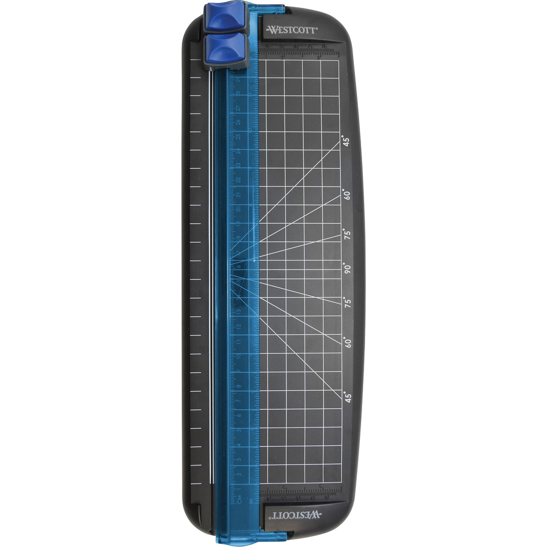 Image of Westcott® Multi-Purpose Personal Trimmer, 10 Sheets, 12" Cut Length, Plastic Base, 6.38 X 12