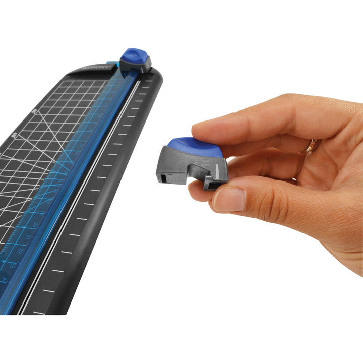 Image of Westcott® Multi-Purpose Personal Trimmer, 10 Sheets, 12" Cut Length, Plastic Base, 6.38 X 12