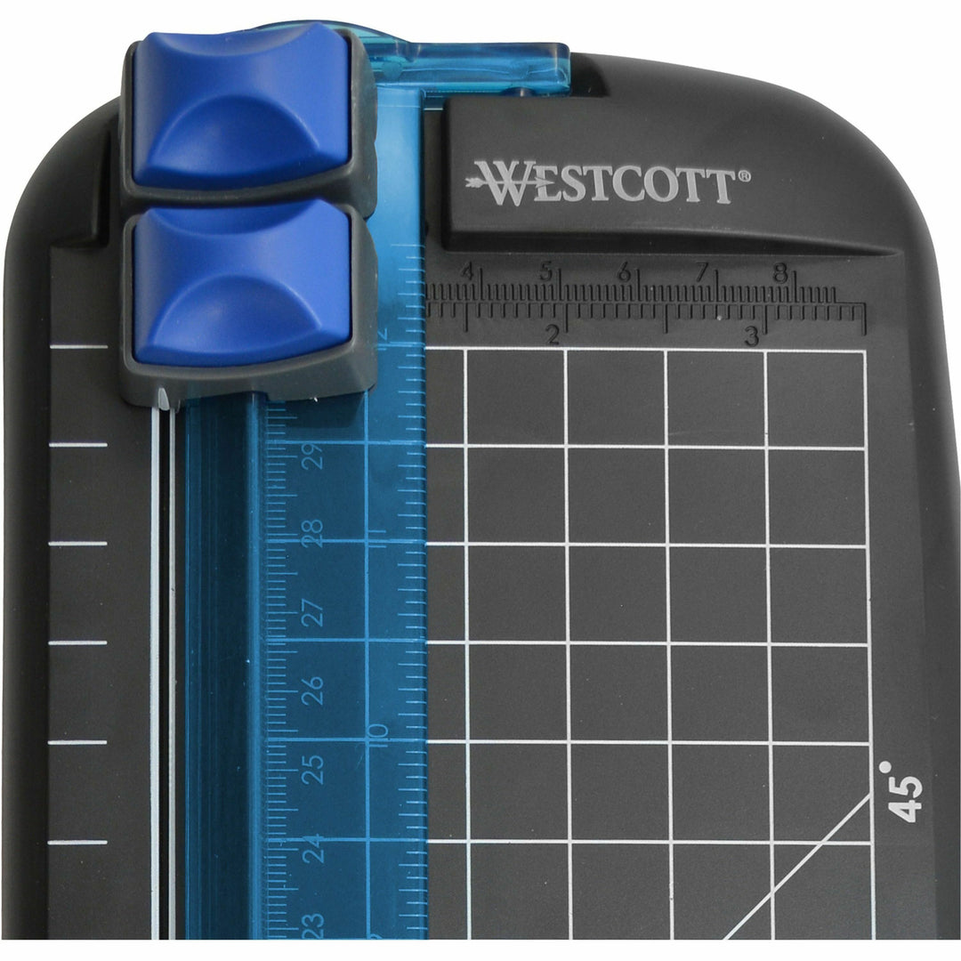 Image of Westcott® Multi-Purpose Personal Trimmer, 10 Sheets, 12" Cut Length, Plastic Base, 6.38 X 12