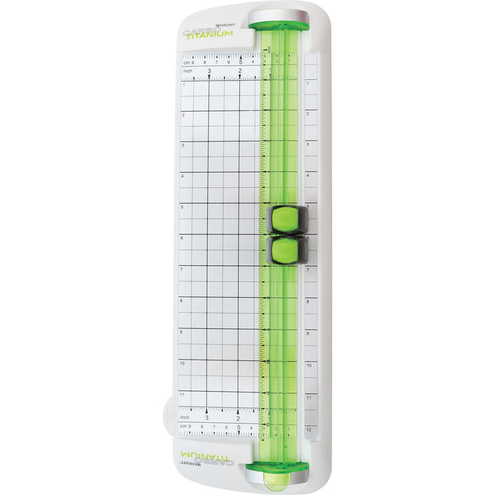 Image of Acme United Corporation Personal Trimmer, 6-9/10"Wx19-2/5"Lx1-3/5"H, White/Green