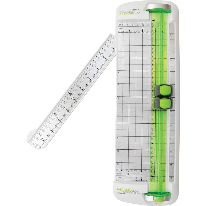 Image of Acme United Corporation Personal Trimmer, 6-9/10"Wx19-2/5"Lx1-3/5"H, White/Green