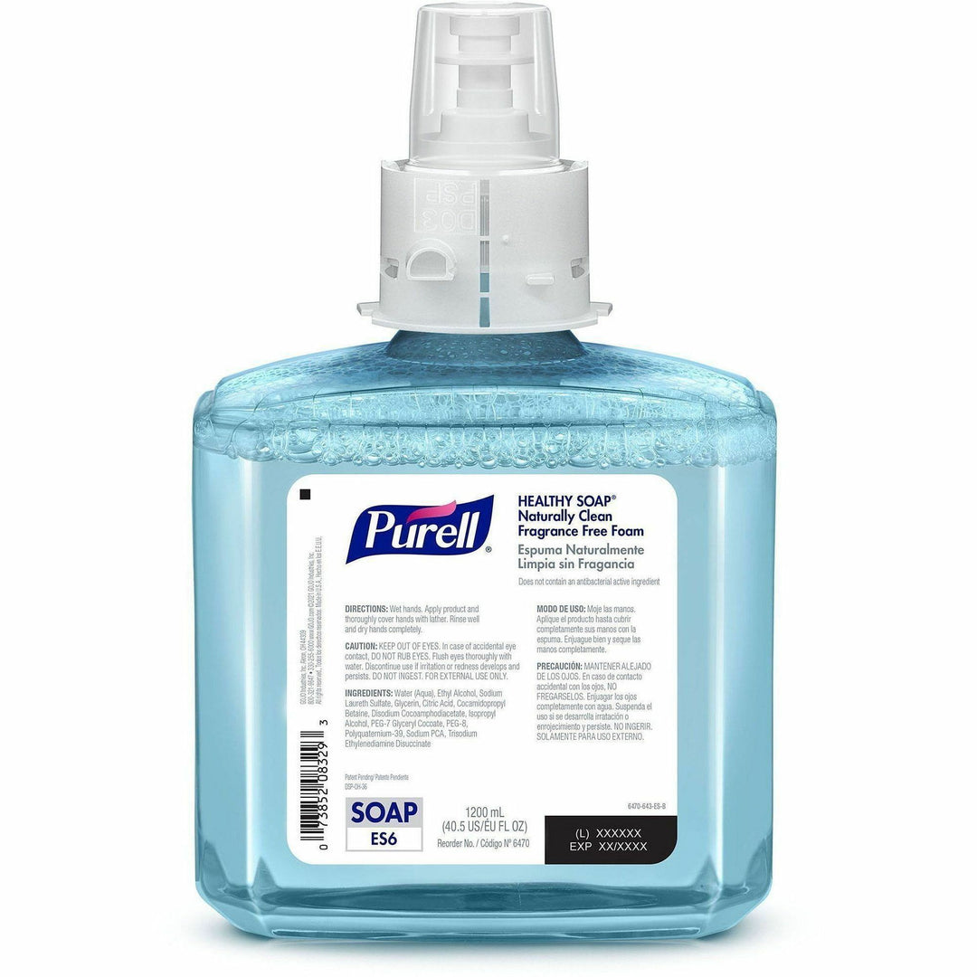 Image of PURELL® 647002 ES6 CRT HEALTHY SOAP™ Naturally Clean Fragrance Free Foam