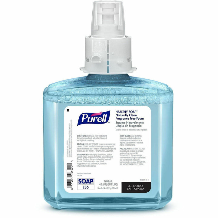 Image of PURELL® 647002 ES6 CRT HEALTHY SOAP™ Naturally Clean Fragrance Free Foam