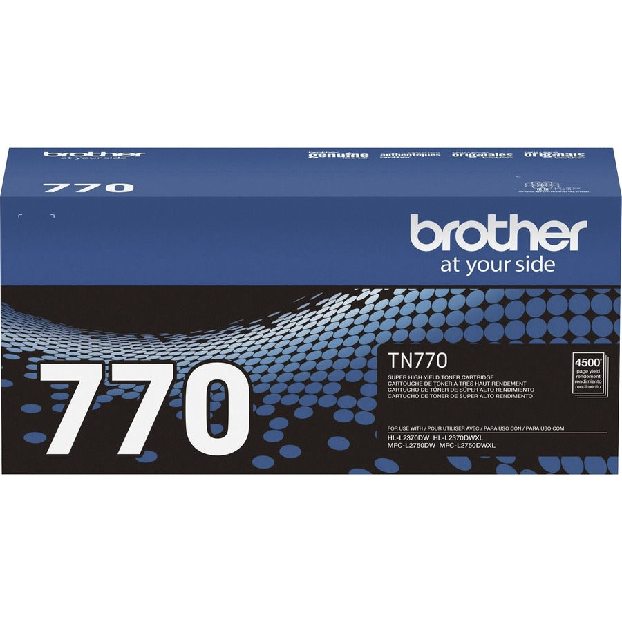 Image of Brother TN-770 Super High Yield Toner Cartridge, 4500 Pages, 1 Each