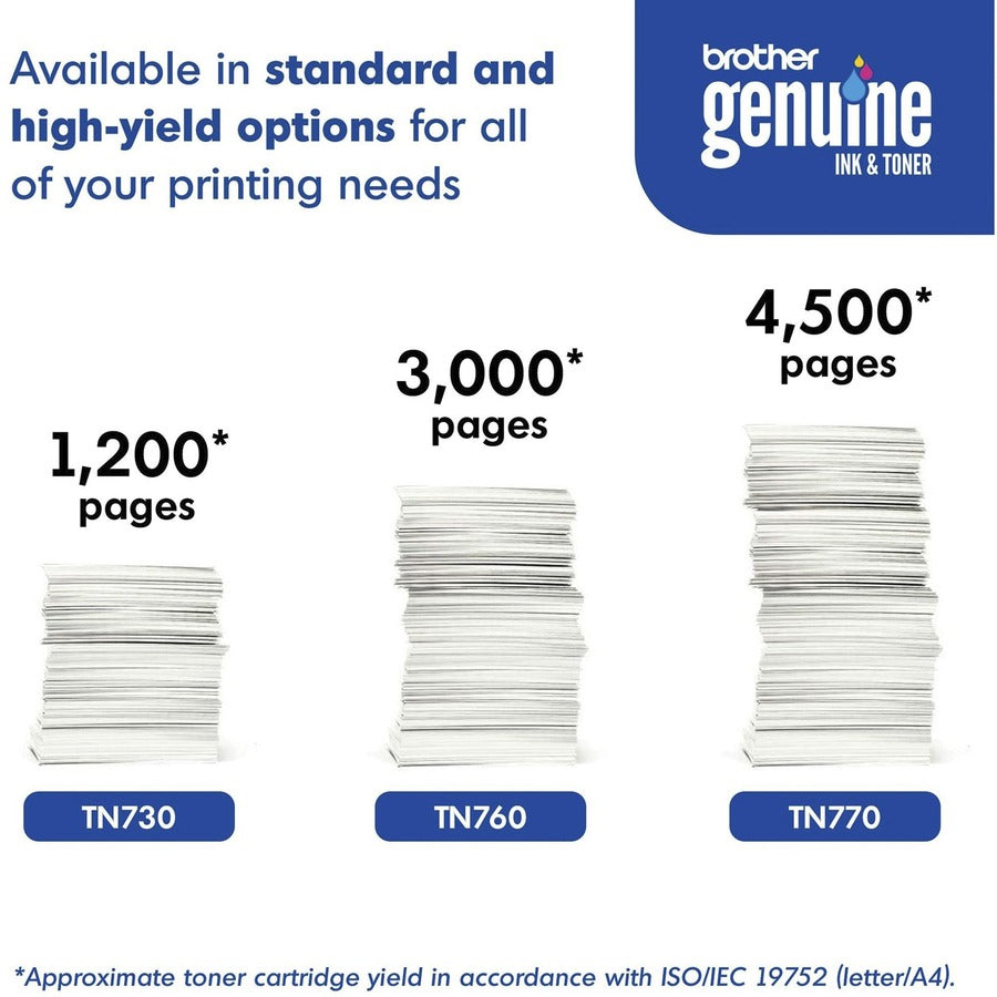 Image of Brother TN-770 Super High Yield Toner Cartridge, 4500 Pages, 1 Each