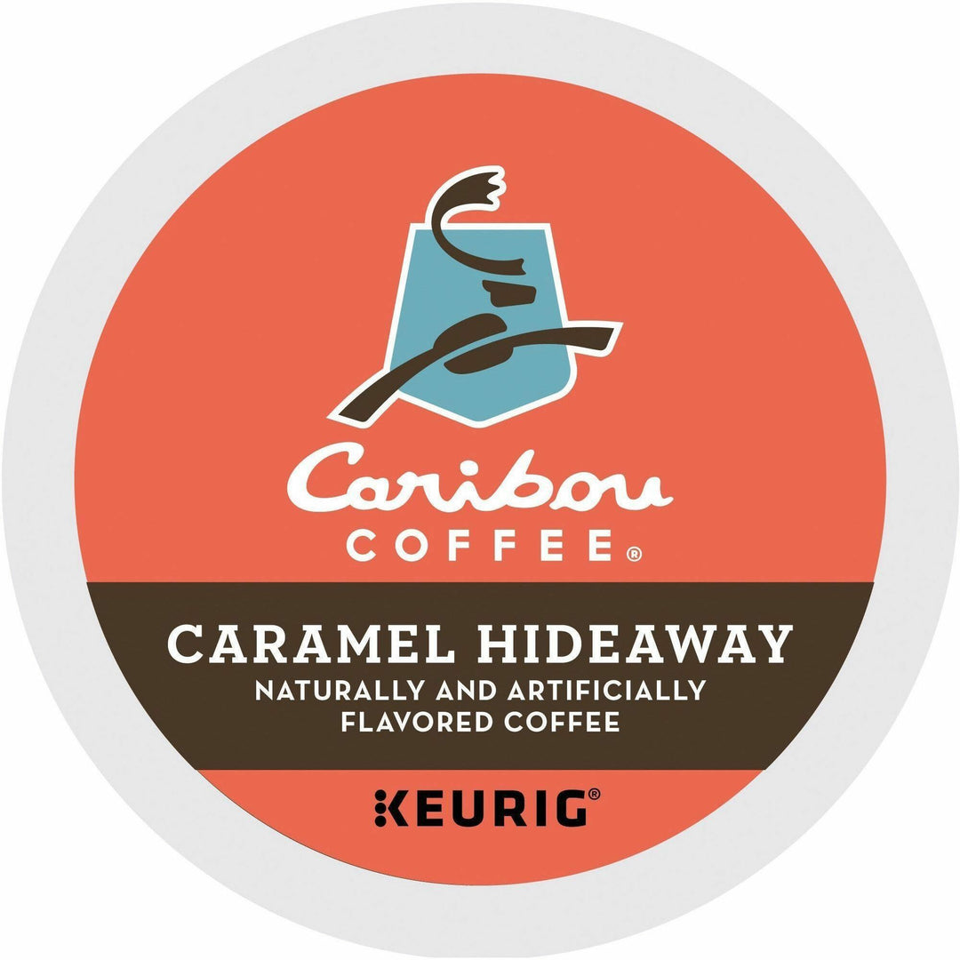 Image of Caribou Coffee® 195697 Caramel Hideaway, Medium, K-Cup, 24 / Box
