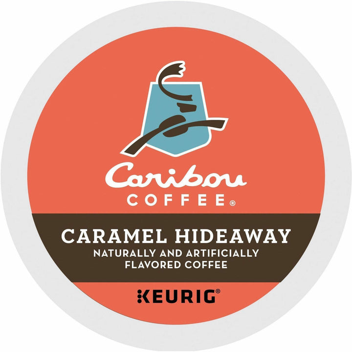 Image of Caribou Coffee® 195697 Caramel Hideaway, Medium, K-Cup, 24 / Box