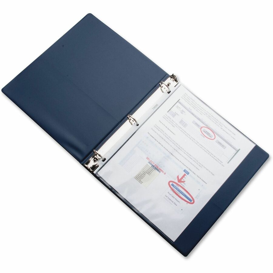 Image of Business Source Sheet Protectors,Top Load,3.3 mil,11"x8-1/2",50/BX,5BX/BD,CL