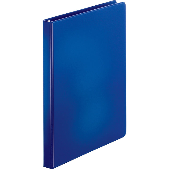 Image of Business Source Binder, Round Rings, 1/2" Cap, 8-1/2"x11", 4/BD, Dark Blue