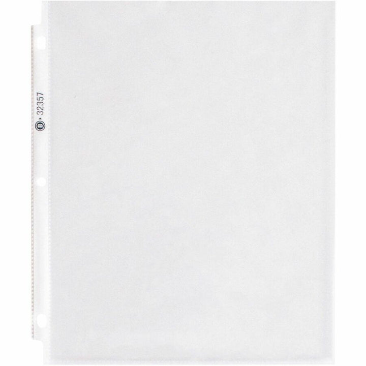 Image of Business Source Sheet Protectors,Top Load,2.4 mil,11"x8-1/2",50/PK,4PK/BX,CL