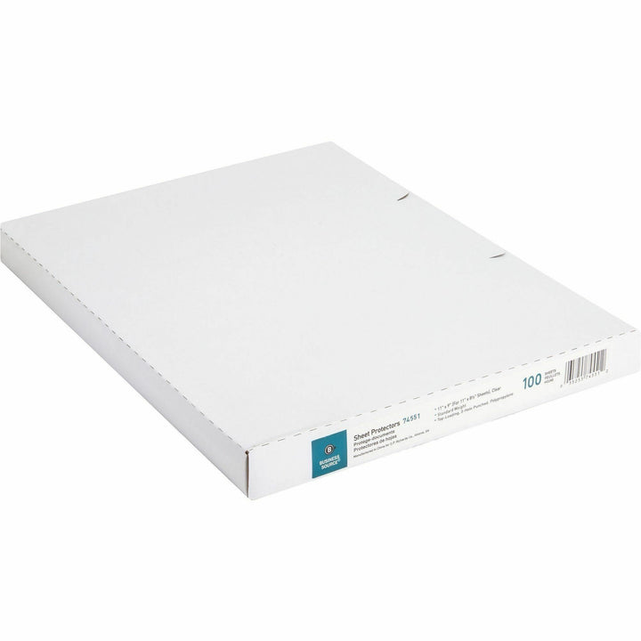Image of Business Source Sheet Protectors,Top Load,1.9mil,11"x8-1/2",500/CT,Clear