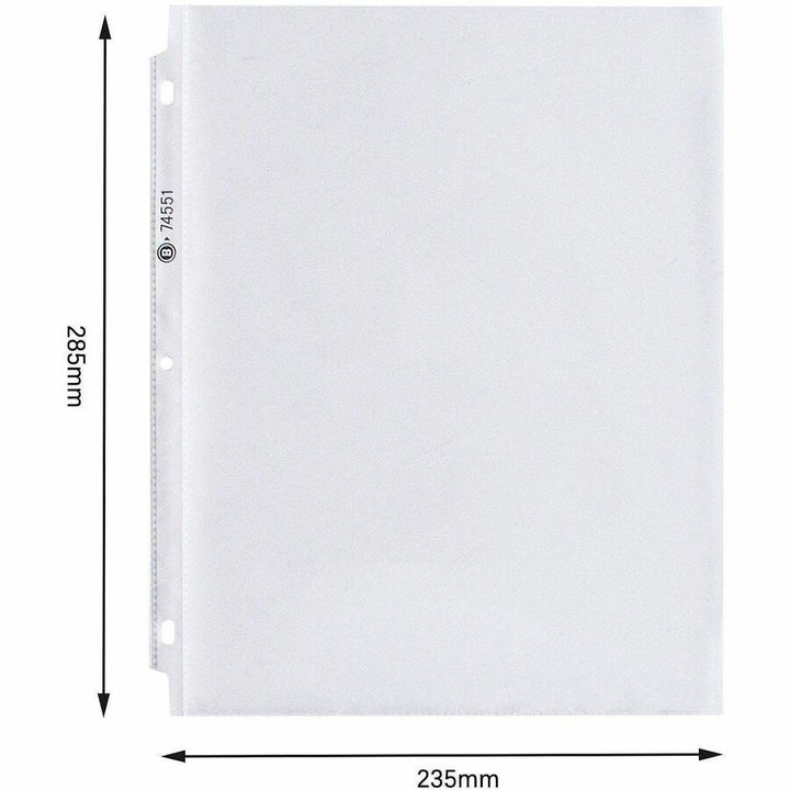 Image of Business Source Sheet Protectors,Top Load,1.9mil,11"x8-1/2",500/CT,Clear