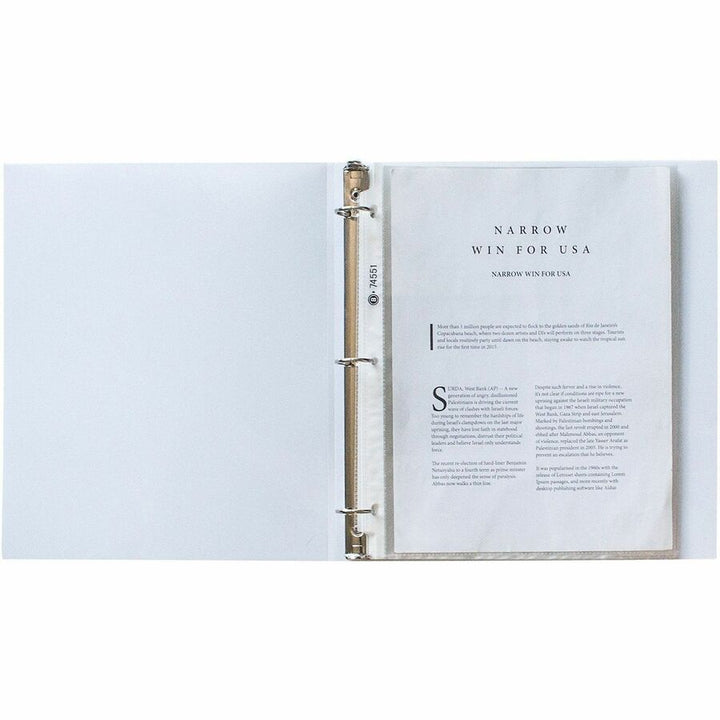 Image of Business Source Sheet Protectors,Top Load,1.9mil,11"x8-1/2",500/CT,Clear
