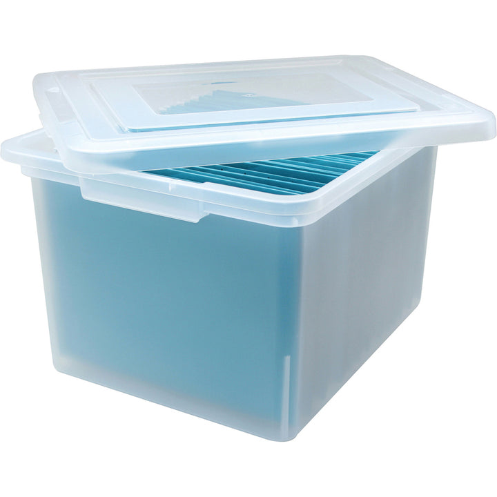 Image of Lorell File Boxes,Lgl/Ltr,Stackable,14-1/4"x18-1/8"x10-7/8",4/CT,CL