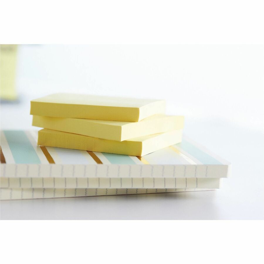 Image of 3M Post-it Notes,Original Pads,3"x3",100/SH/PD,24/BD,Canary