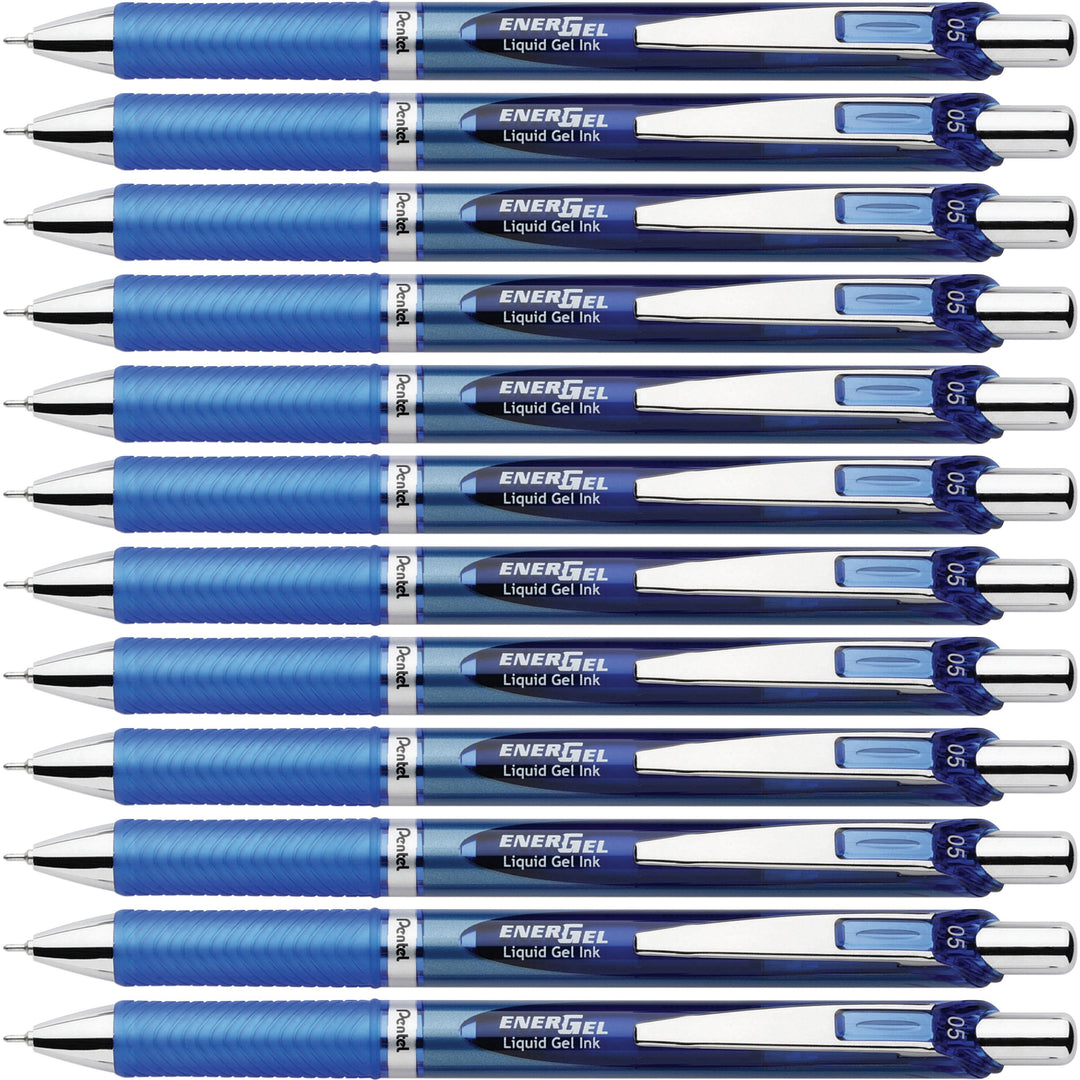 Image of Pentel® Gel Pen,Retractable/Refillable,Needle Tip,0.5mm,12/BX,BE Ink