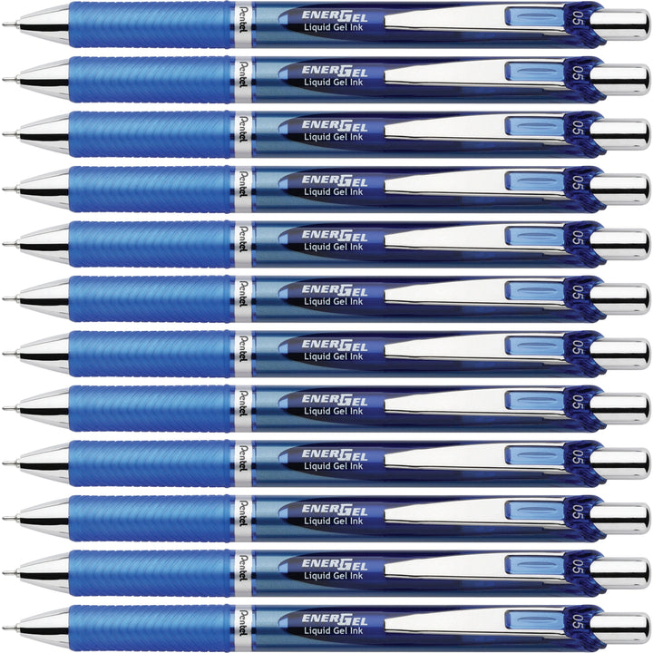Image of Pentel® Gel Pen,Retractable/Refillable,Needle Tip,0.5mm,12/BX,BE Ink