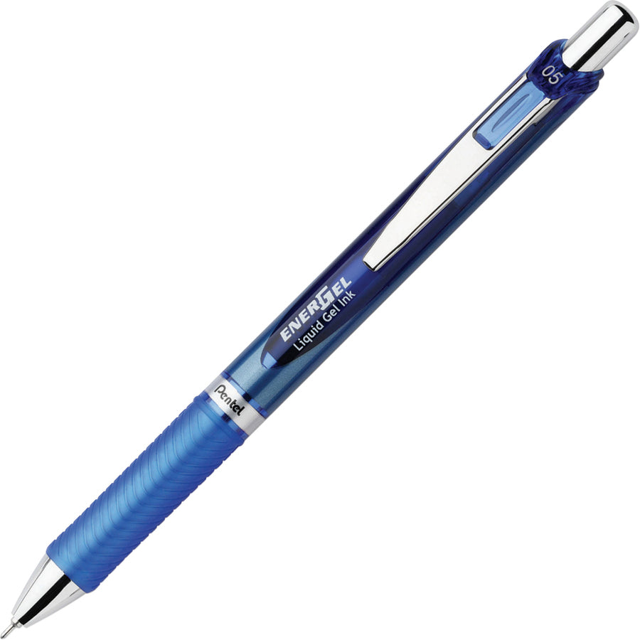 Image of Pentel® Gel Pen,Retractable/Refillable,Needle Tip,0.5mm,12/BX,BE Ink