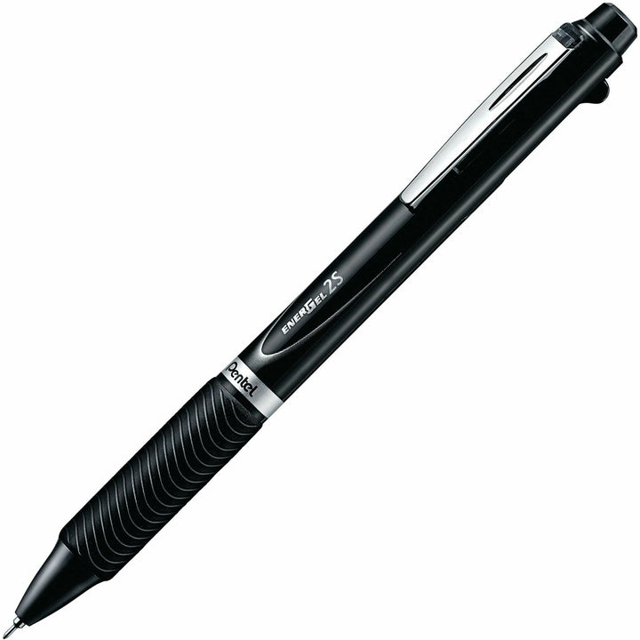 Image of Pentel® Energel 2s Multi-Color Gel Pen/pencil, Retractable, Medium 0.5 Mm, Black/red Ink, Black Barrel